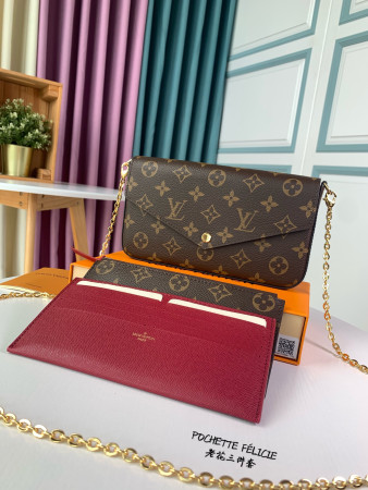 LV POCHETTE FÉLICIE M61276 21x12x3CM