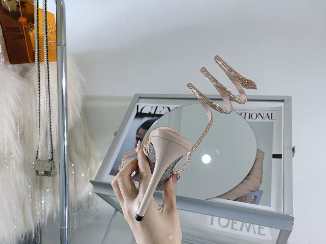 UA RENÉ CAOVILLA Cleo Pumps Sandals 95mm