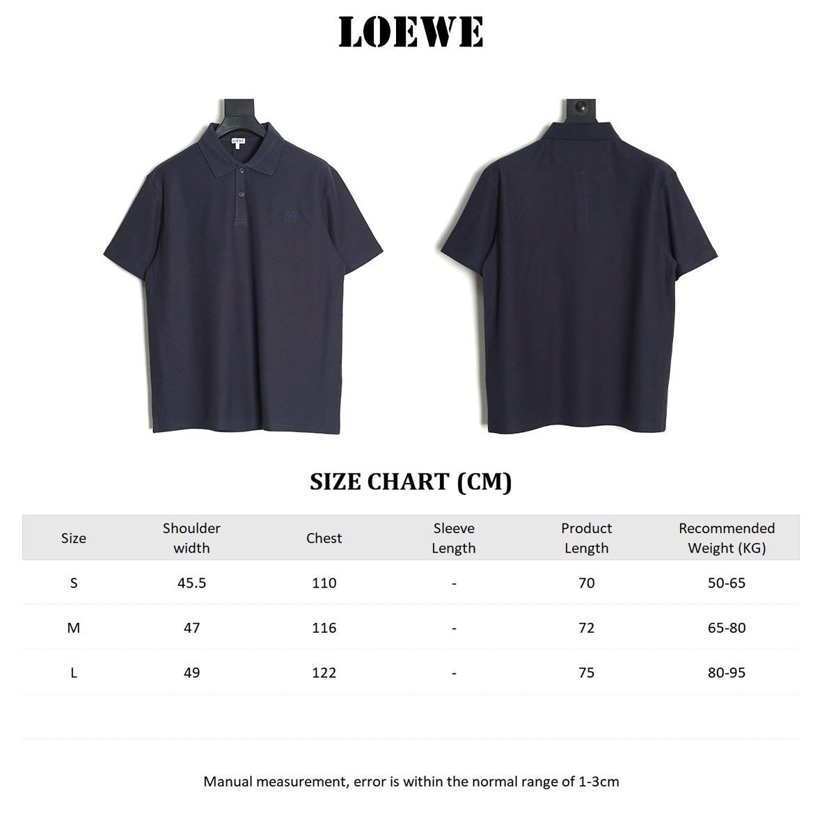 L0ew* short-sleeved polo shirt