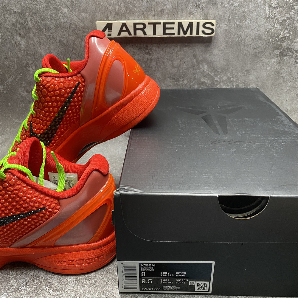 Nike Zoom Kobe 6 Protro Reverse Grinch