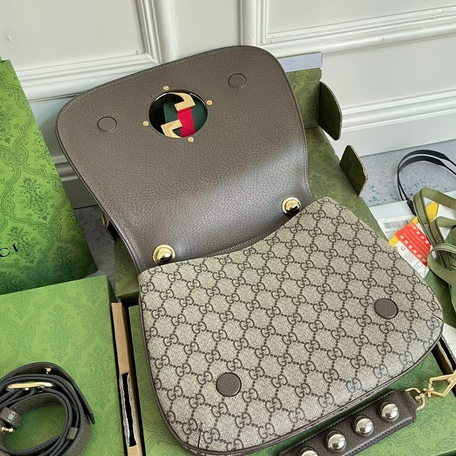 G*u*i blondie top handle bag 29x22x7cm