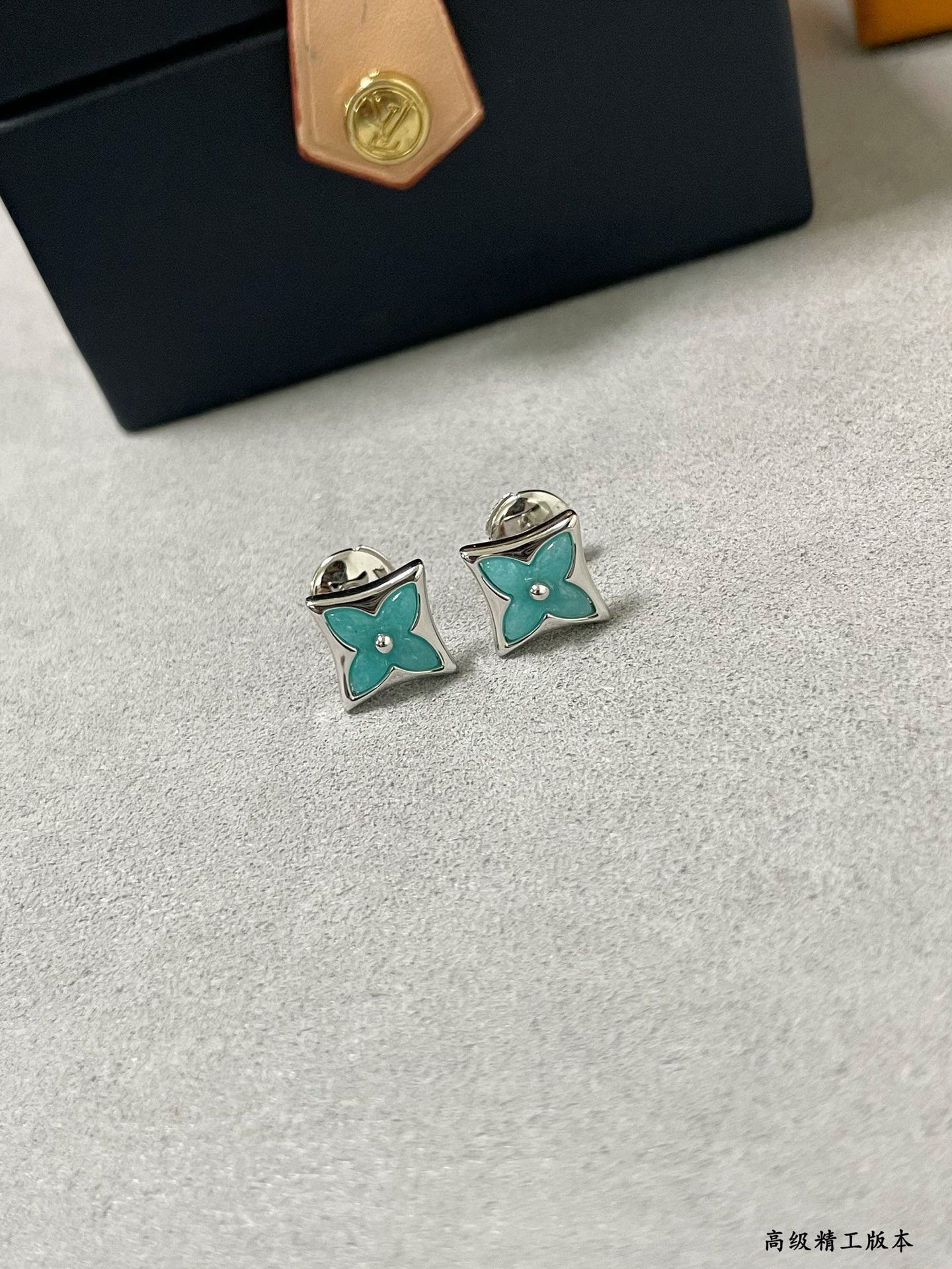 l0*is V*t0n amazonite square earrings