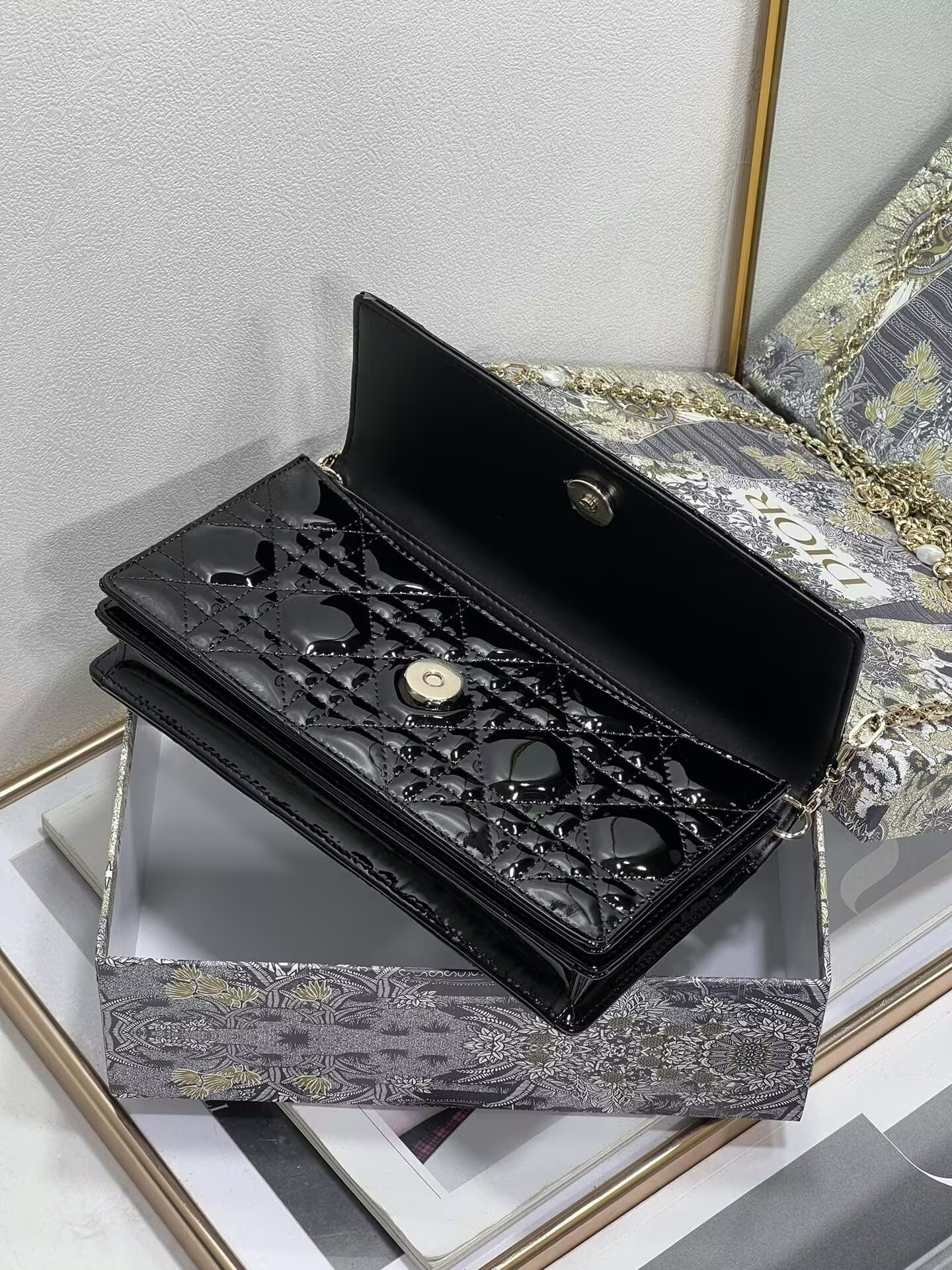 miss D*or mini handbag 21x11.5x4.5cm