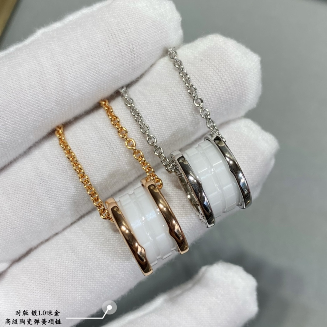 B*l*ai large ceramic spring necklace