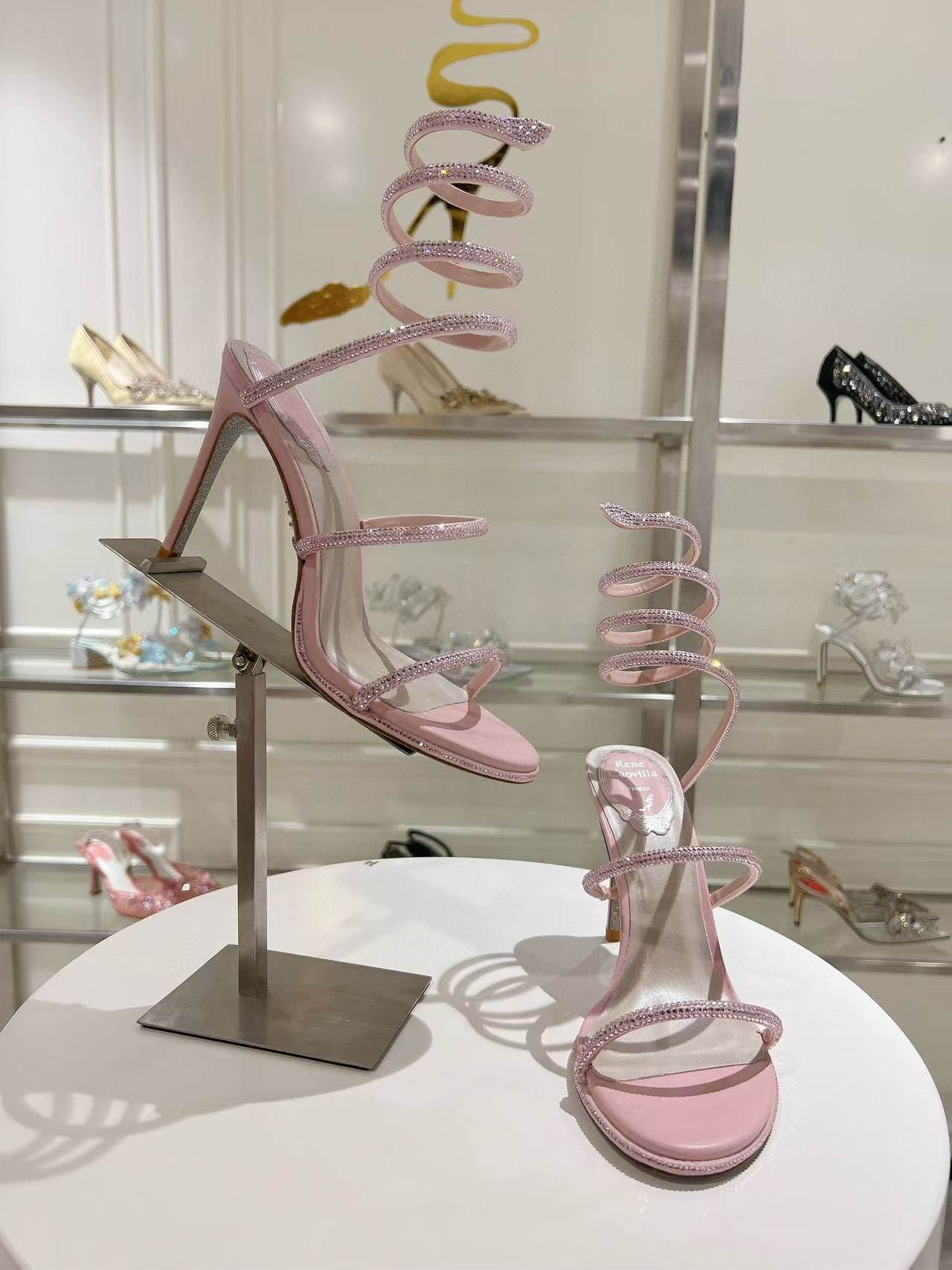 UA RENÉ CAOVILLA Cleo Pumps Sandals 95mm