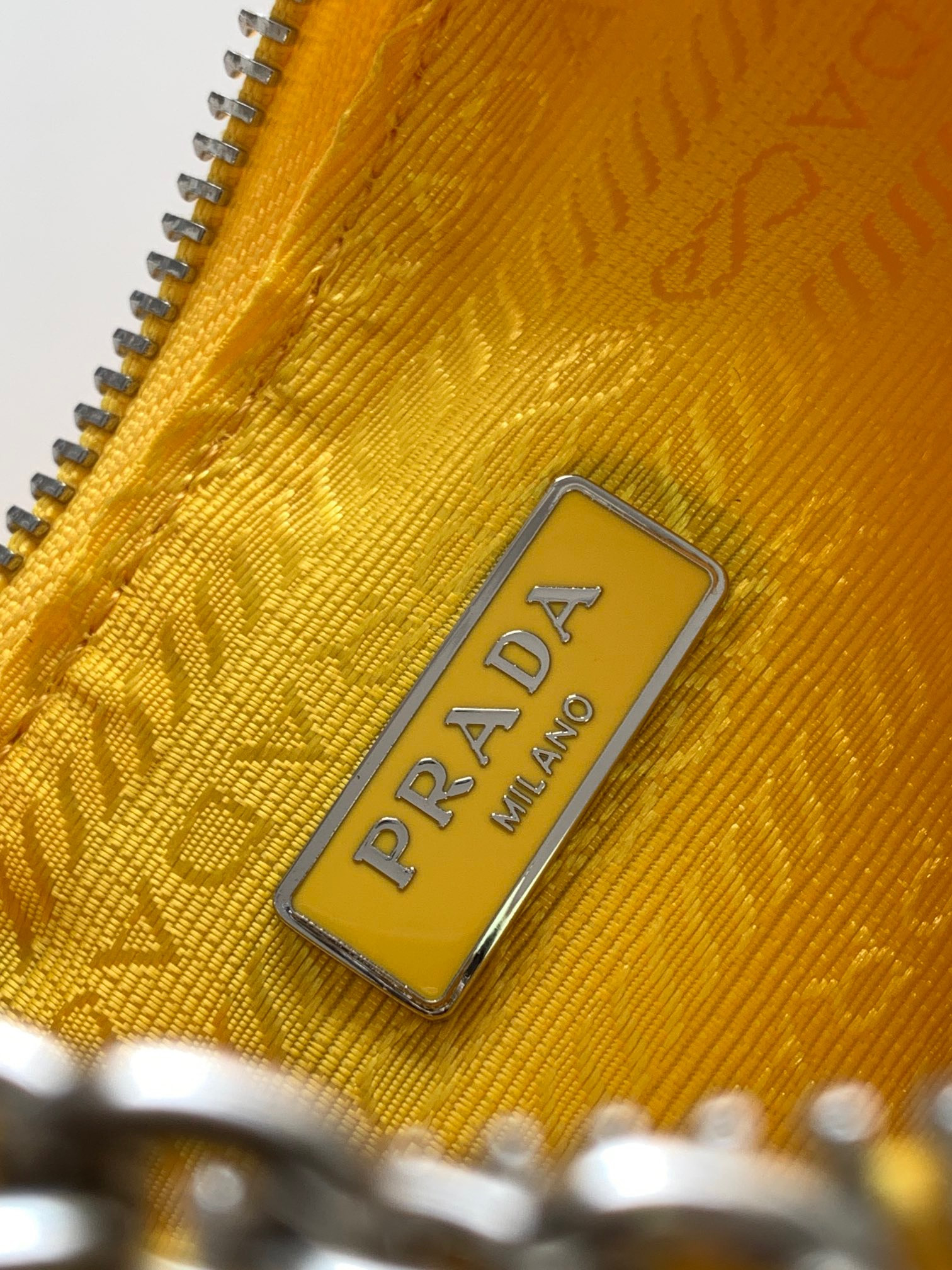 Pra*a re-edition 2005 re-nylon bag yellow