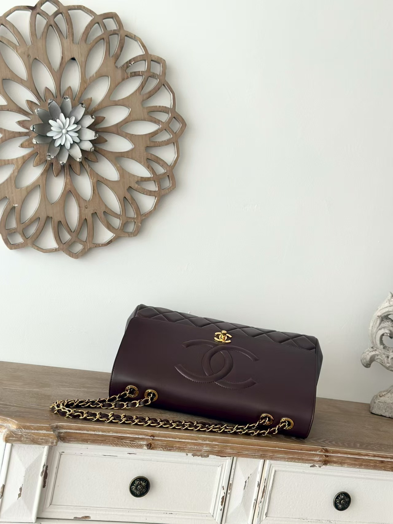 Ch*el shoulder chain bag 33x11x23cm