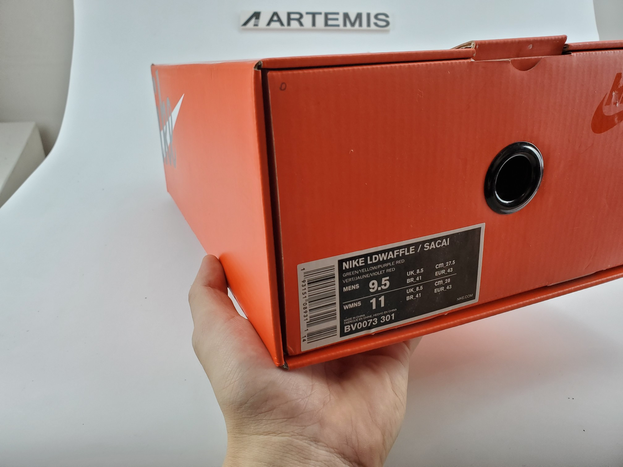 SACAI X NIKE LDWAFFLE “PINK GREEN”