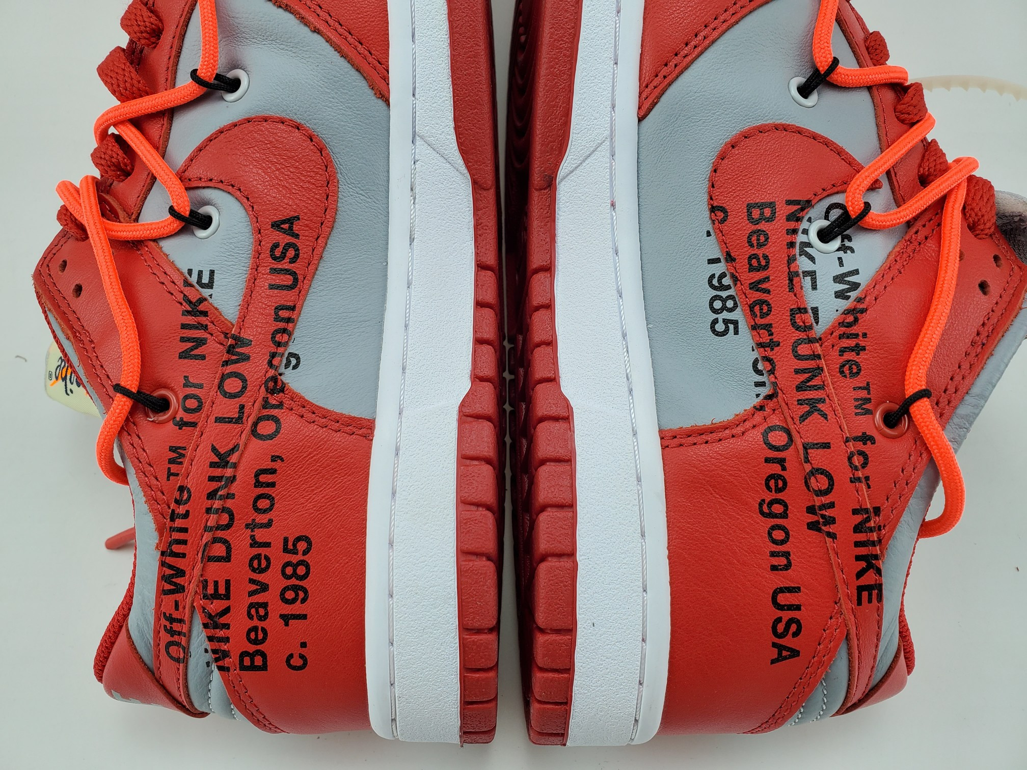 Nike Dunk Low Off-White University Red