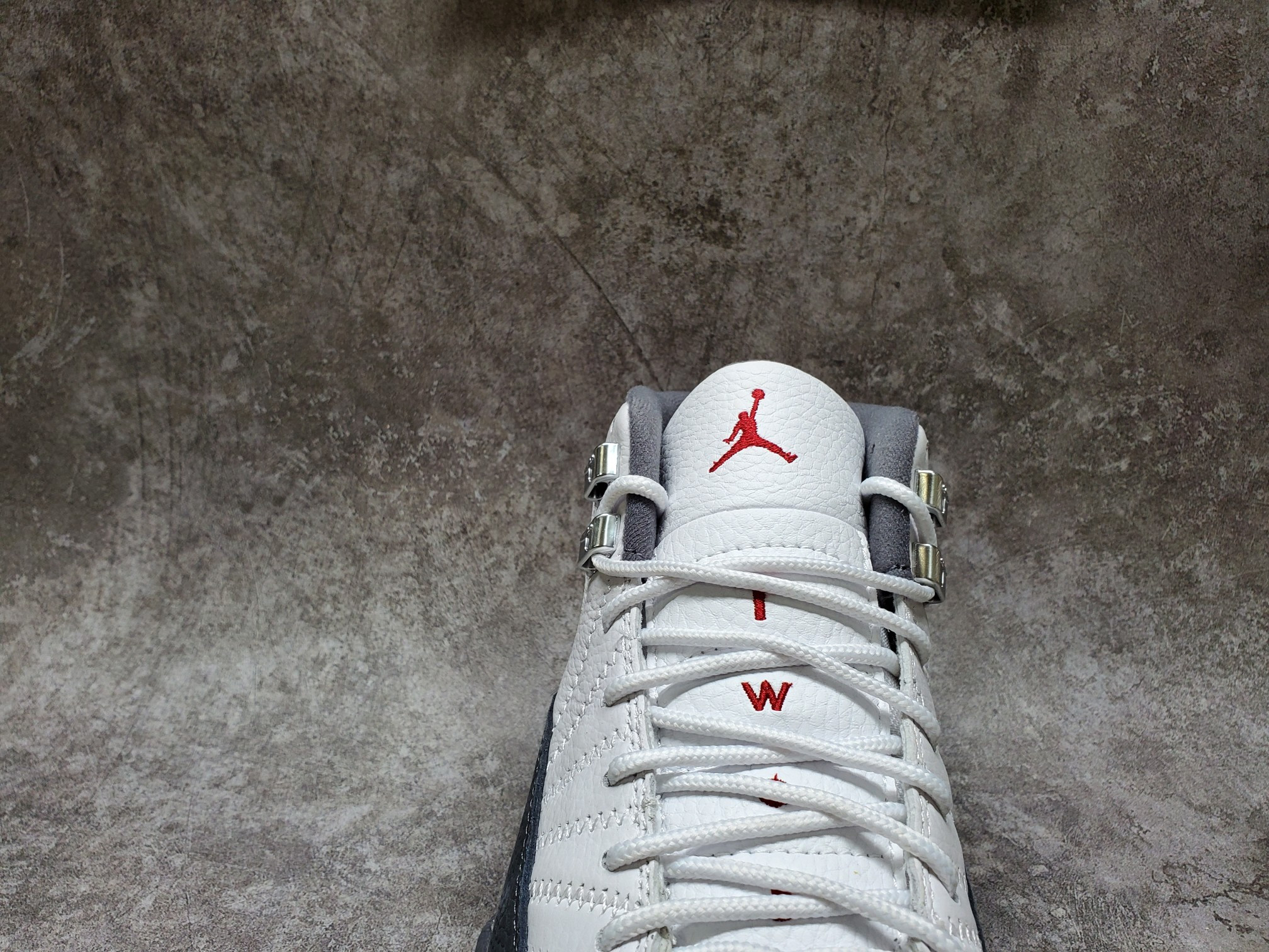 Air Jordan 12 Retro White Dark Grey