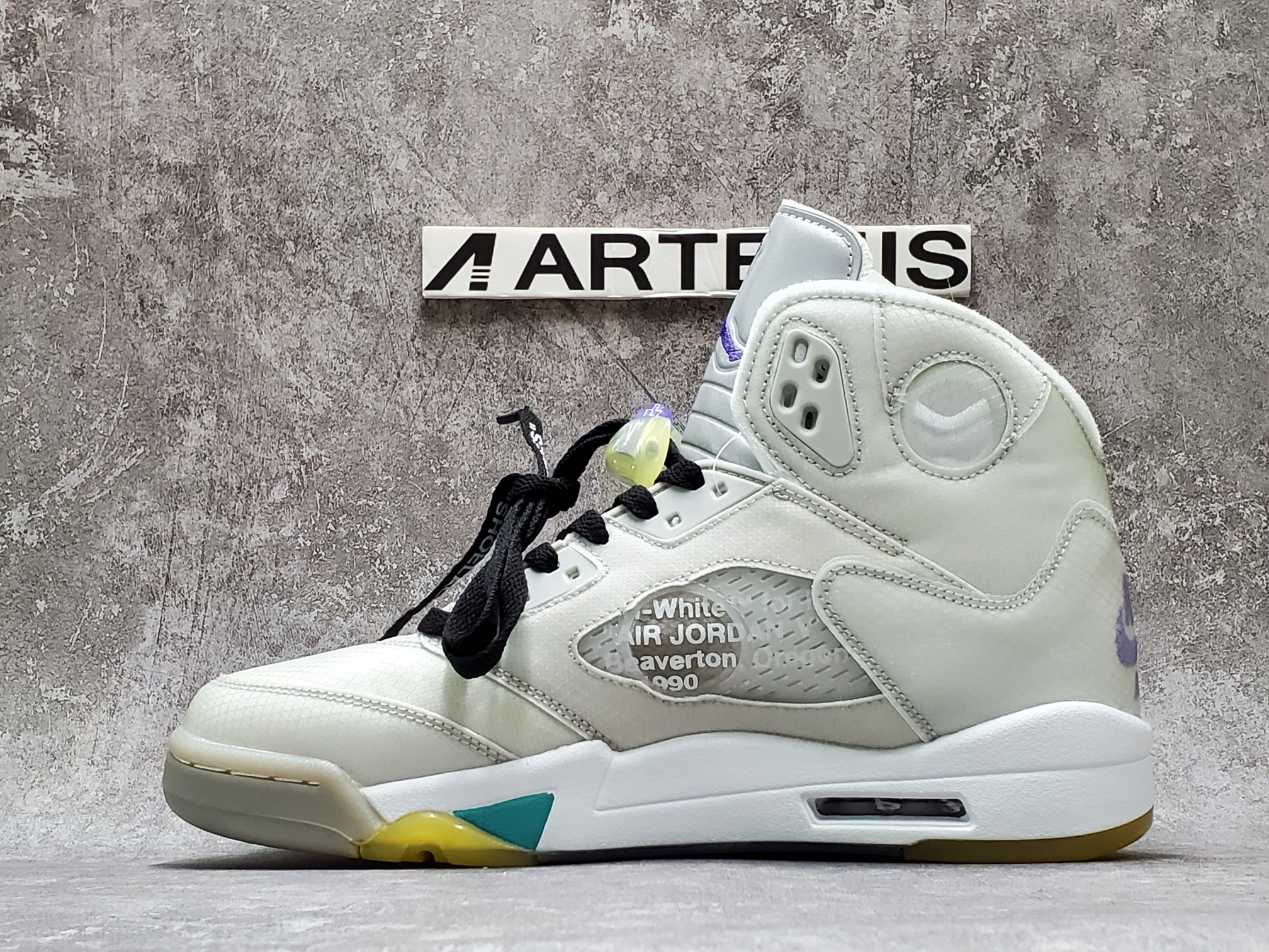 Air Jordan 5 Retro Off White Grape