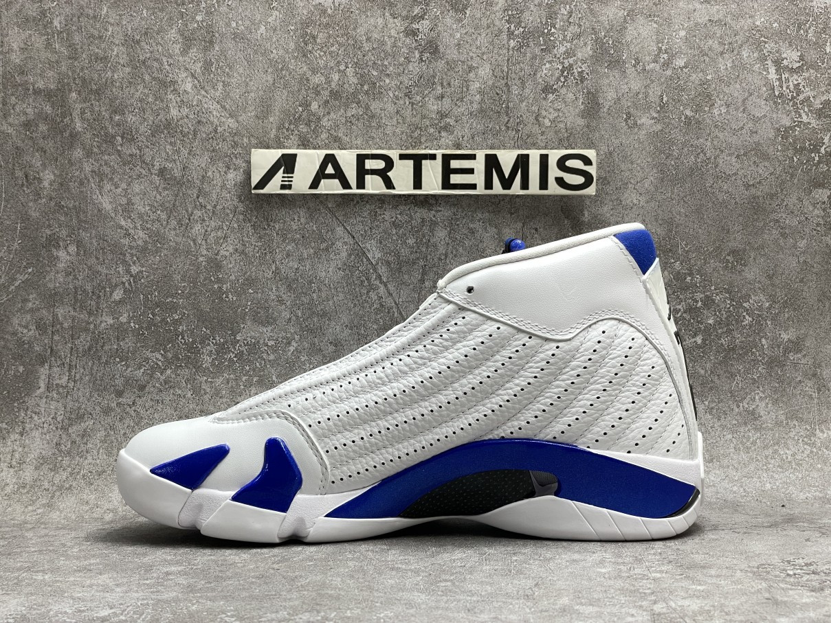 Air Jordan 14 Retro White Hyper Royal