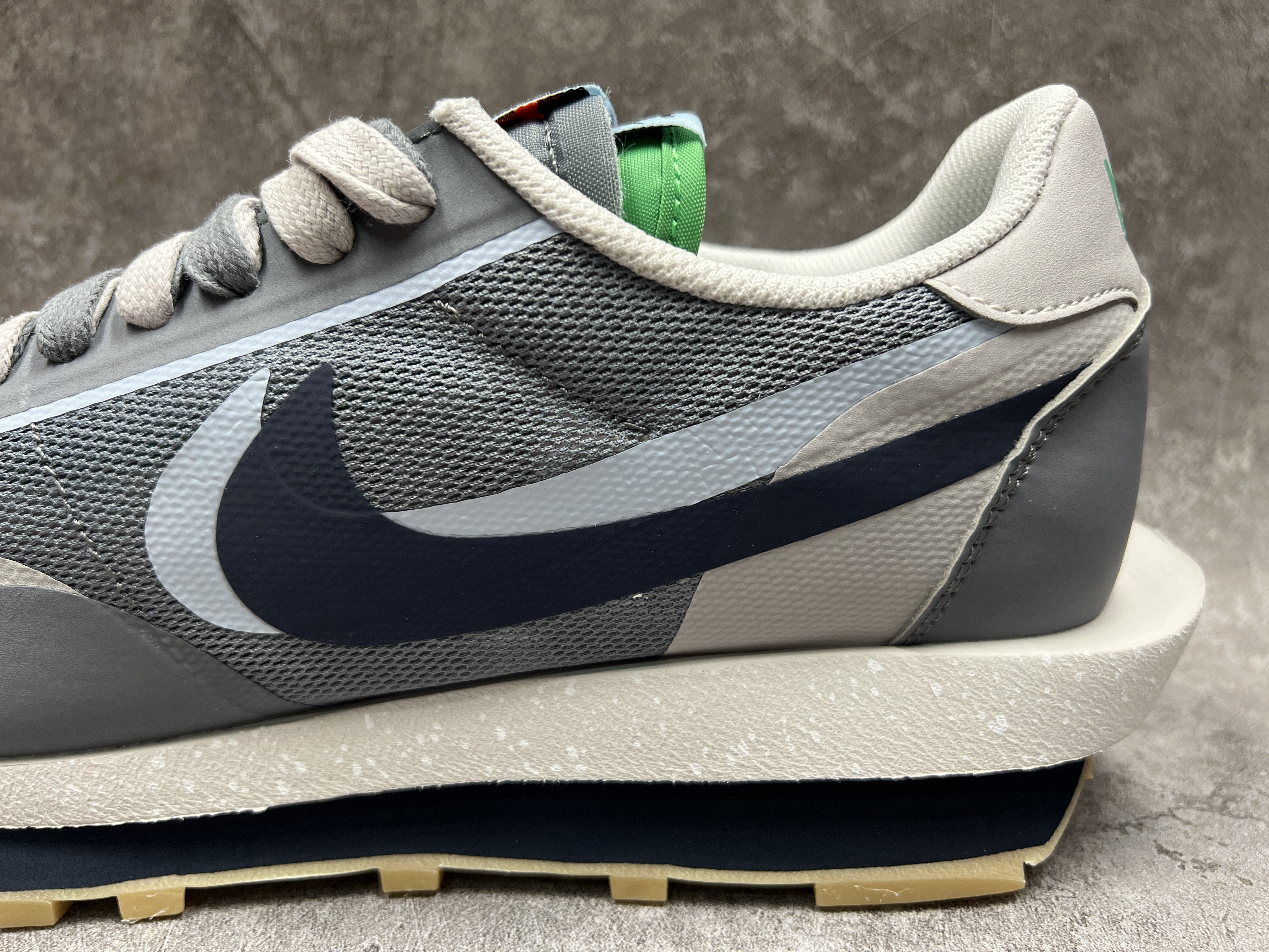 Nike LD Waffle Sacai CLOT Kiss of Death 2 Cool Grey