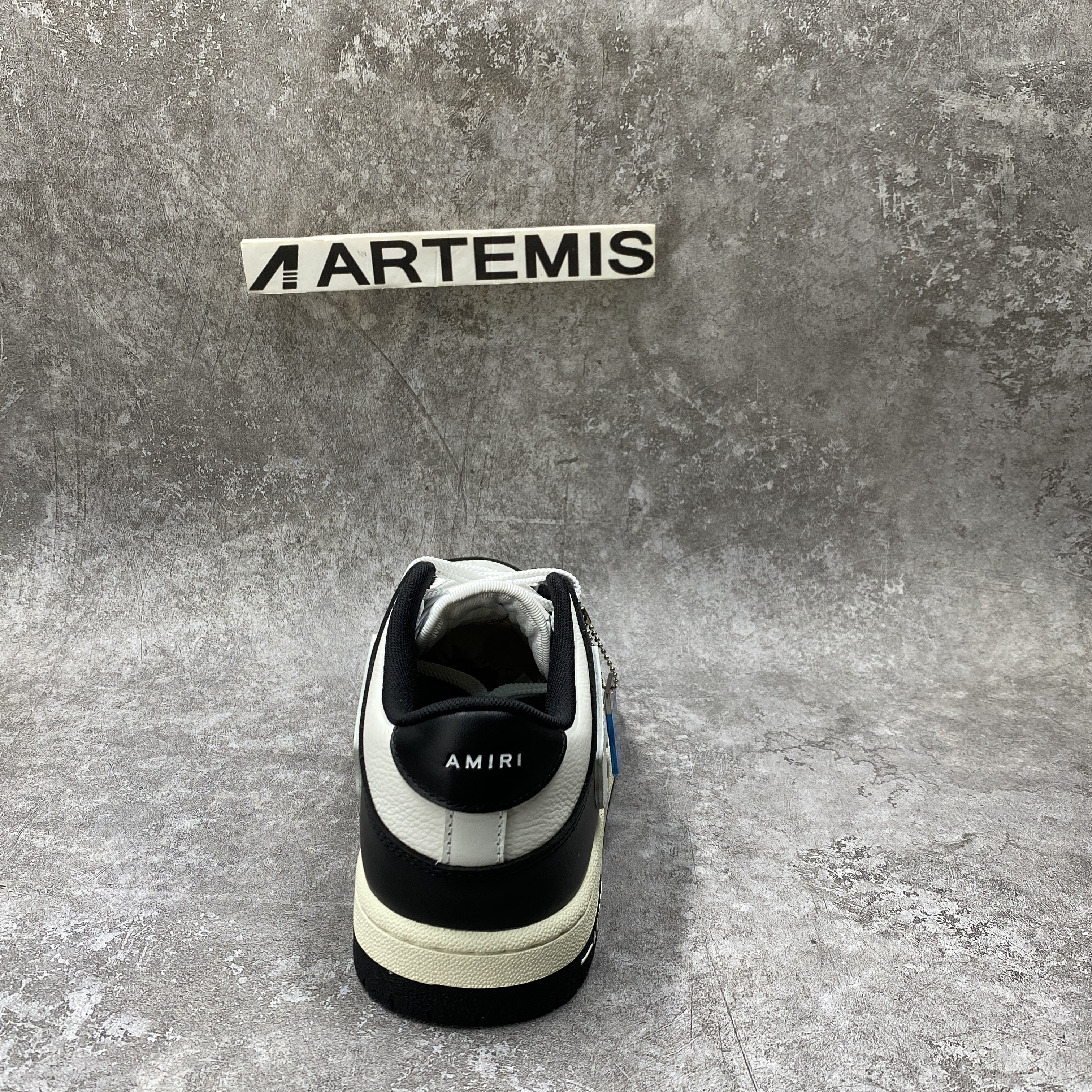 Amiri Skel Top Low Black White