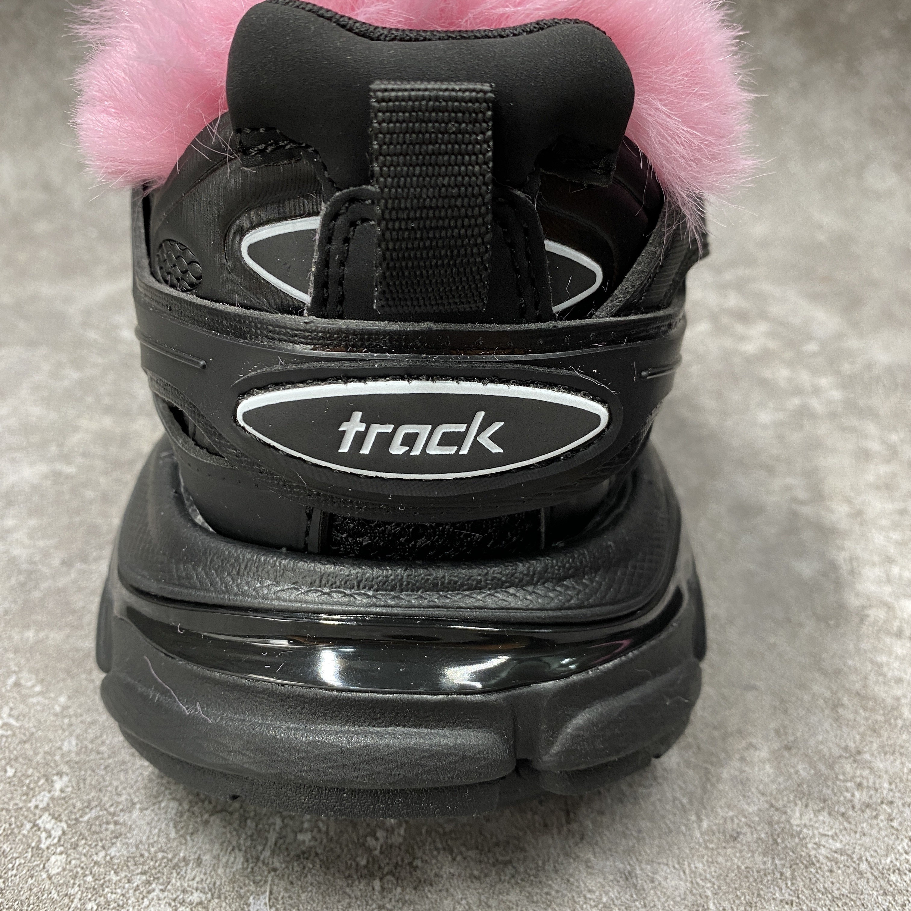 Balenciga Track Sneaker Pink Fur