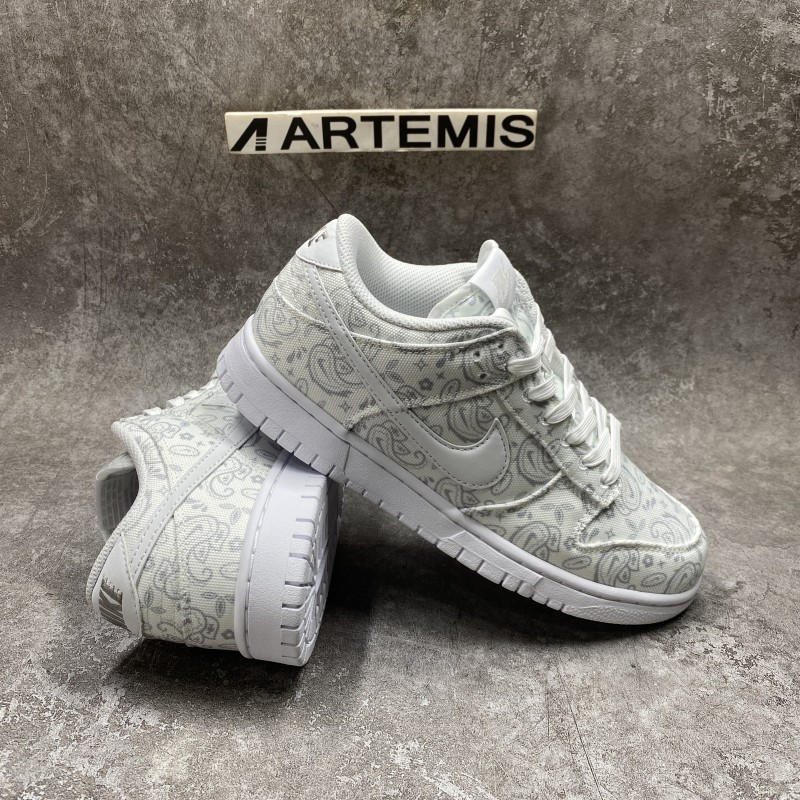 Nike Dunk Low White Paisley