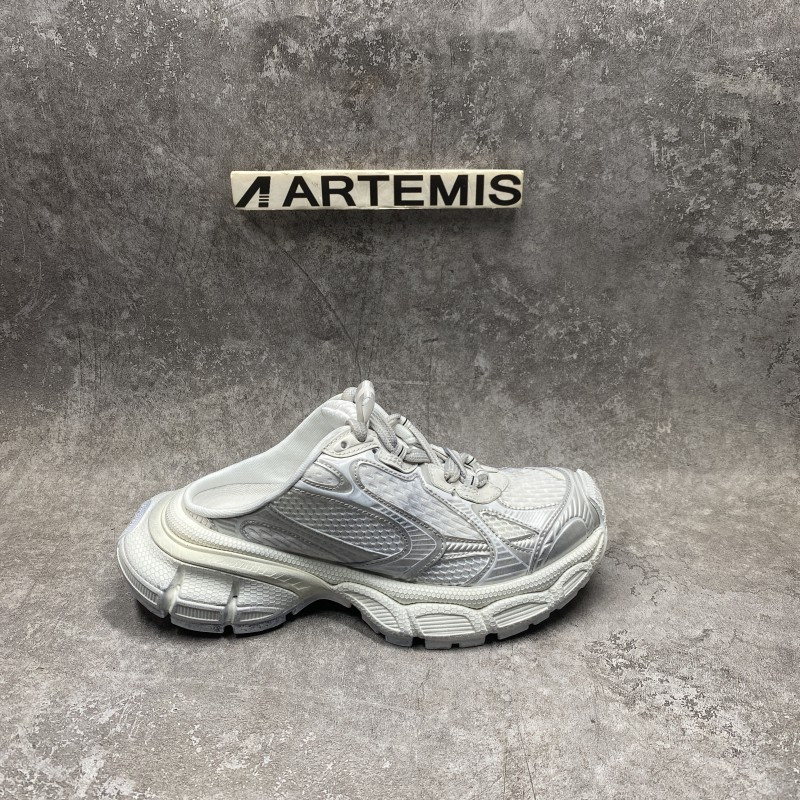 Ba*len*cia*ga 3xl mule sneakers in silver