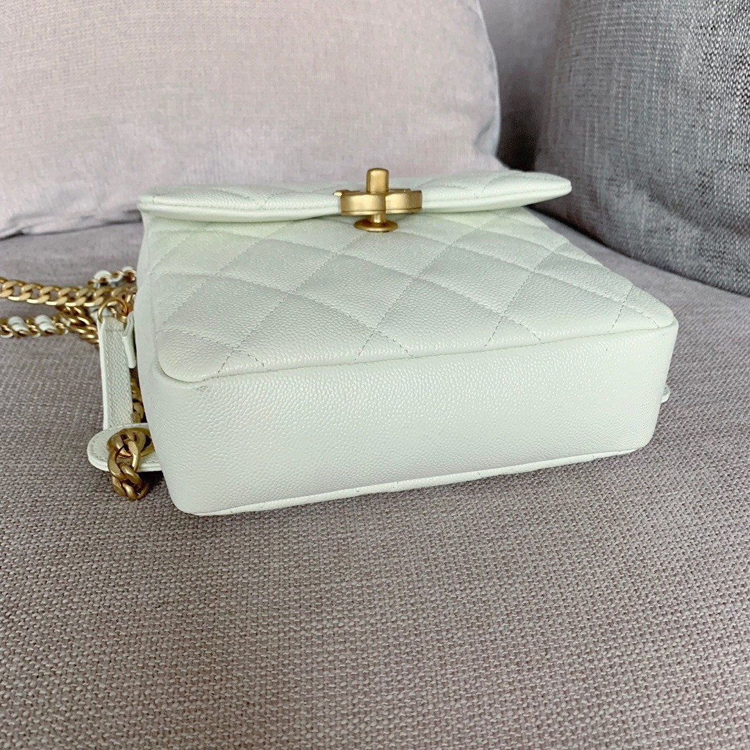 Ch*el ado backpack in white