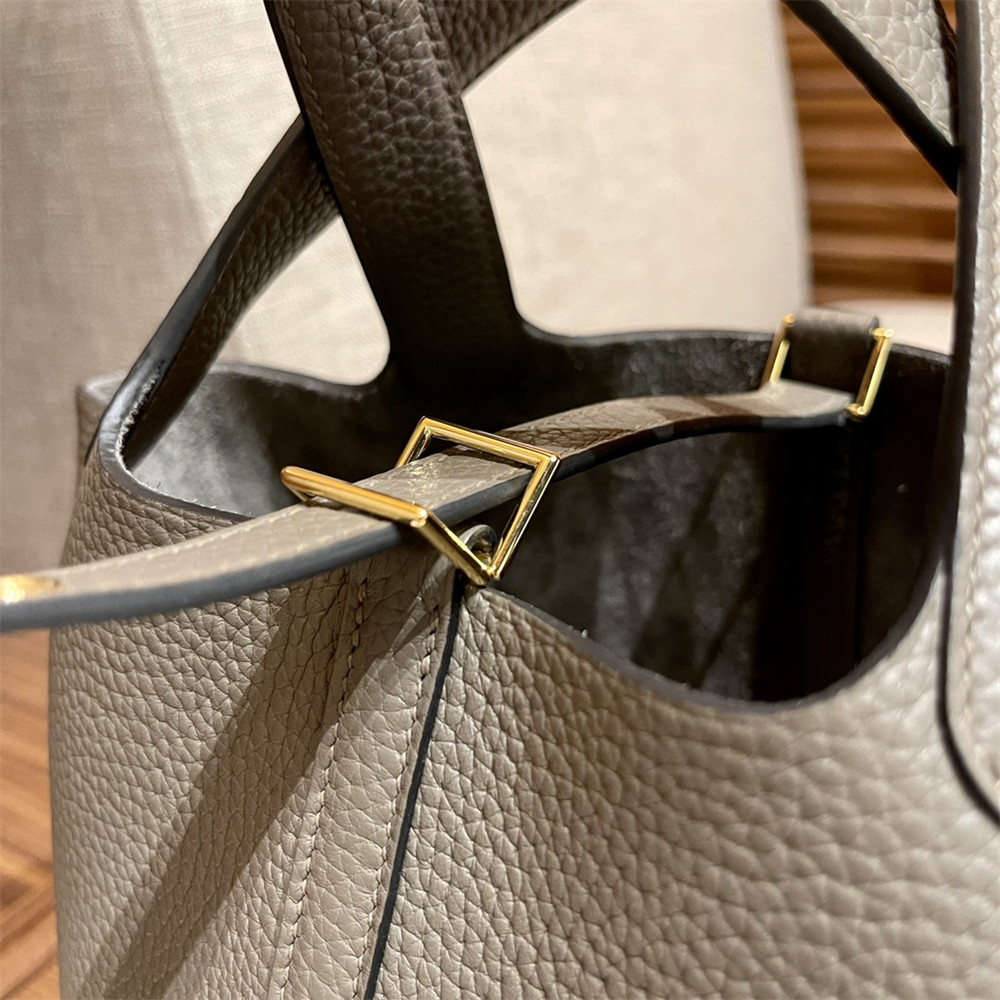 H**me5 picotin 18cm pewter gray without original box