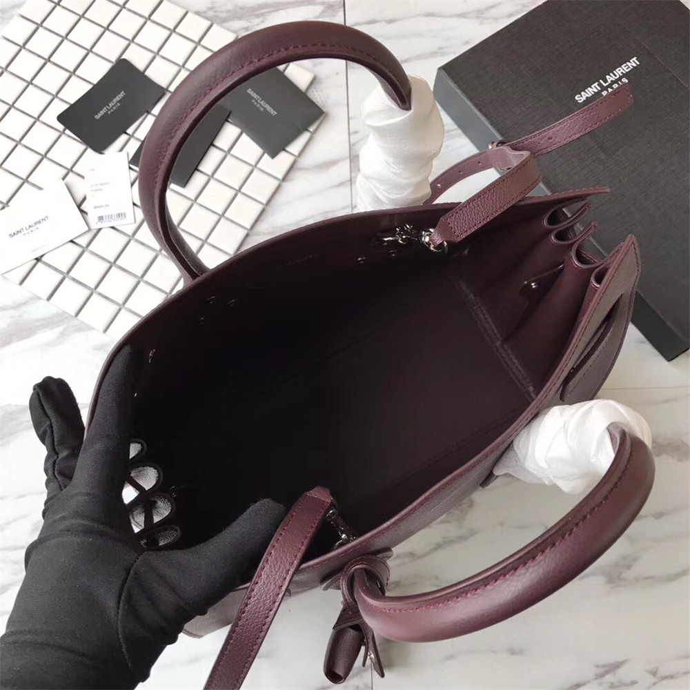 Y*L sac de jour small in grained leather