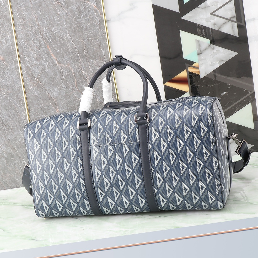 D*or lingot bag blue 50 x 25 x 21.5 cm