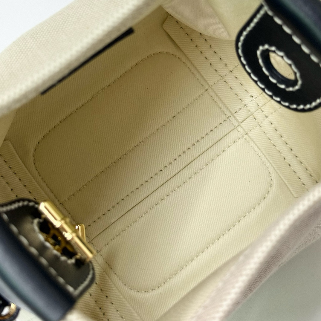 L**o p*ana micro bale bag cotton, linen 23 x 16 x 14 cm