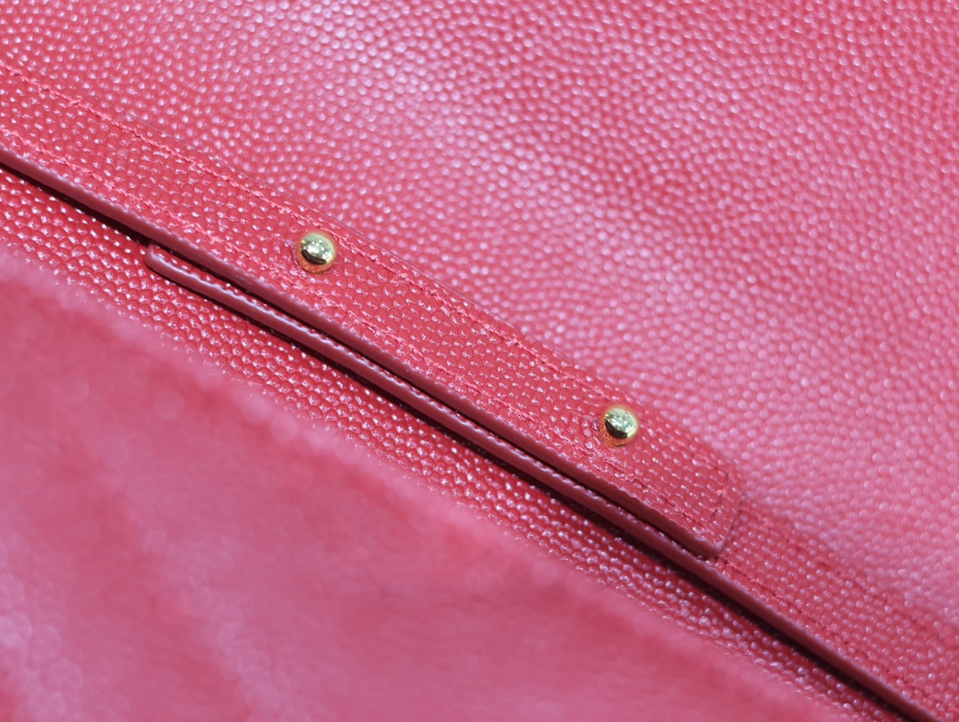 Y*L cassandra monogram classic chain wallet in grained poudre leather 22.5 x 14 x 4cm