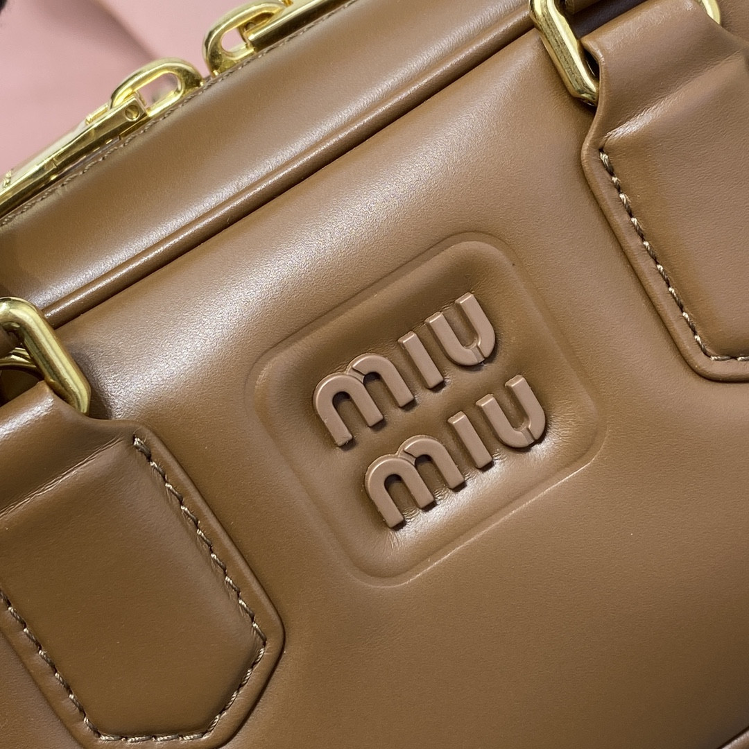 Miu Miu Arcadie leather bag 10.5x22x7.5cm