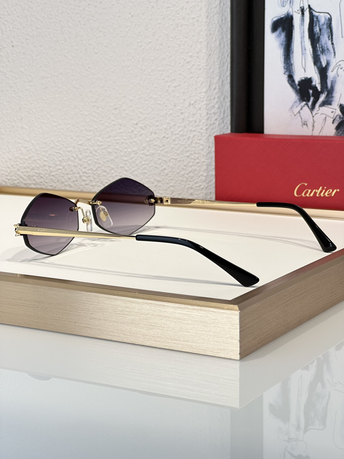 Ca*t*er glasses ct0433s 55-20-140