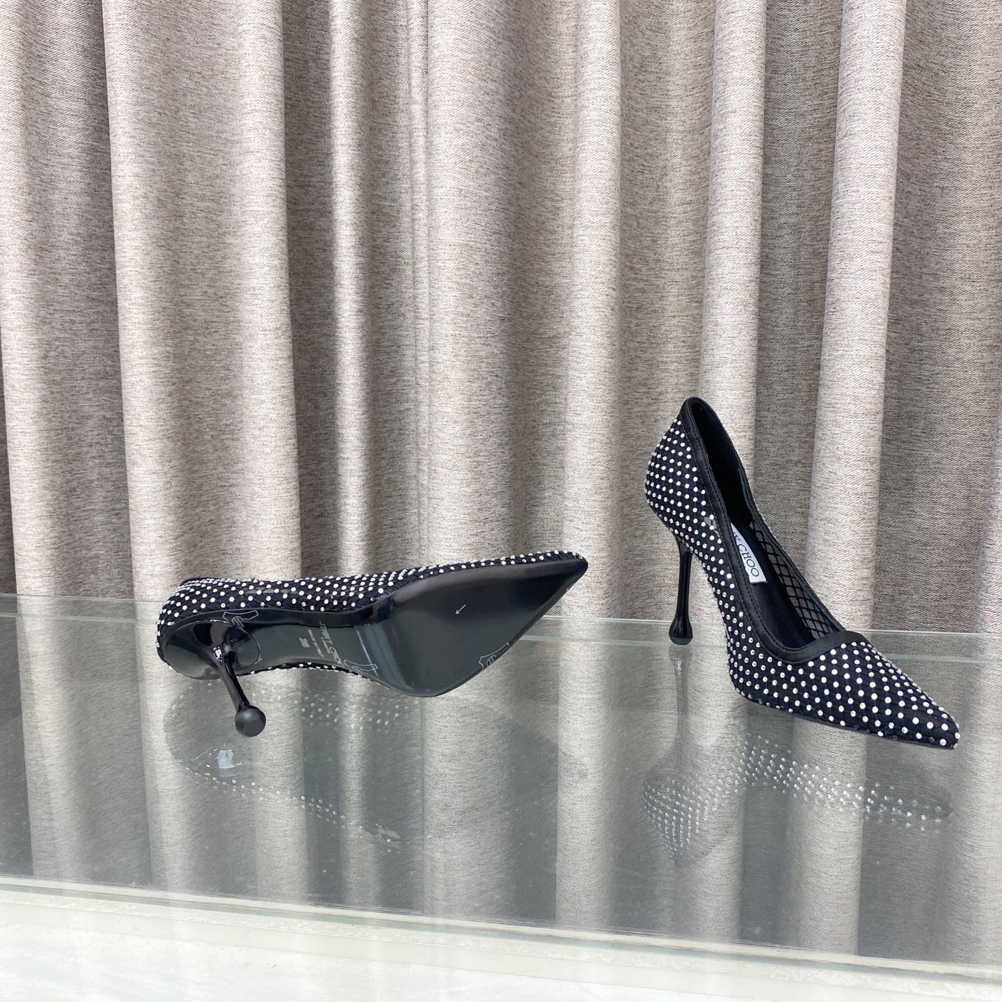 ua Ji*y Ch* ixia mesh pumps 8.5cm